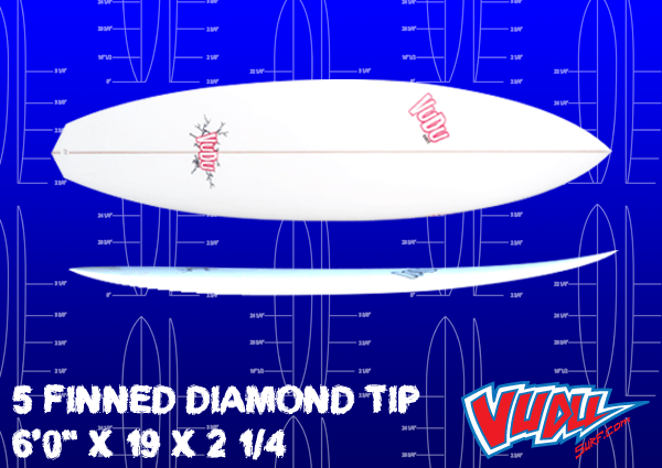 5 Finned Diamond