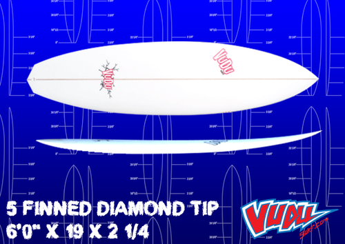 5 Finned Diamond