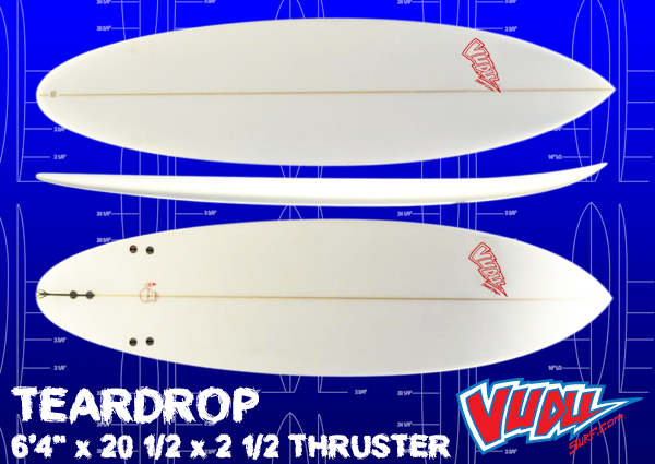 Teardrop surfboards deals